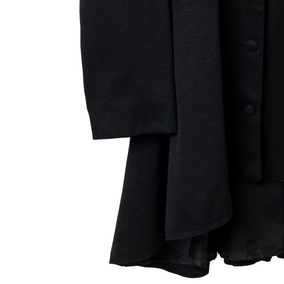 Ragazzo (Italy) Twill Wide Notch Lapel Swagger Coat - Picture 8 of 10